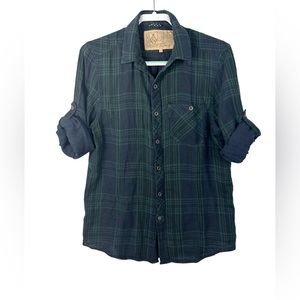 Cohesive & Co Plaid Button Down Shirt